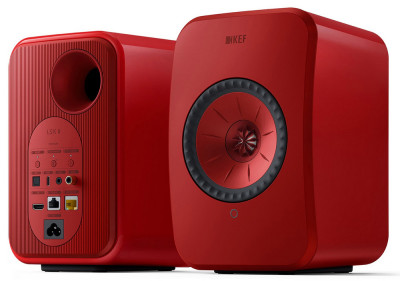 KEF LSX II Lave Red