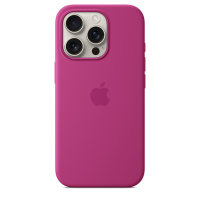 iPhone 16 Pro Silicone Case MagSafe Fuchsia