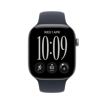 Apple Watch Series 12 Cellular 42mm Silver Grey, Navy Blue Sport Band, M/L