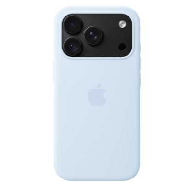 iPhone 18 Pro Silicone Case with MagSafe CrispBlue