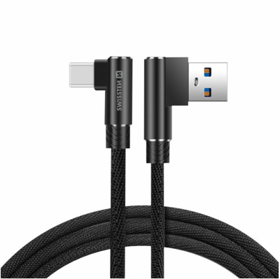 SWISSTEN datový kabel Arcade USB/USB-C, 1,2m černý