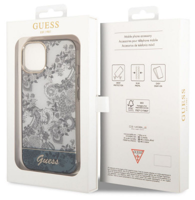 Guess PC/TPU Toile De Jouy Case iPhone 14