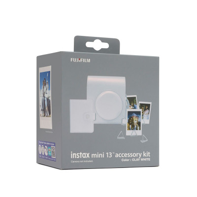 Fujifilm Instax Mini 13 Acc Kit Clay White