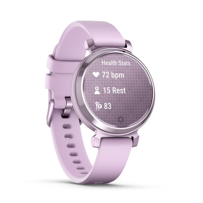 Garmin Lily 2, Metallic Lilac/Lilac Silicone Band