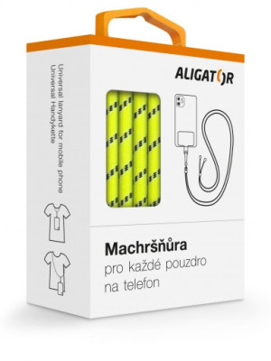 Aligator Machršňůra univerzální šňůrka,Neon Yellow