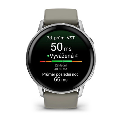 Garmin Venu 4 - 45 mm, Silver / Silver Gray SB