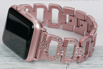 Worryfree Metal-D SHAPE Apple 42/44/45mm, Gold