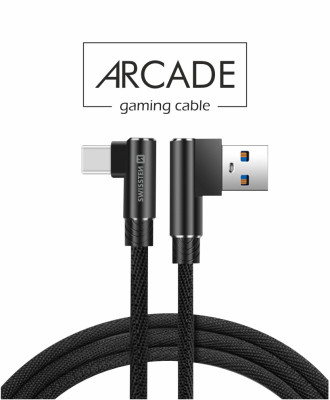 SWISSTEN datový kabel Arcade USB/USB-C, 1,2m černý