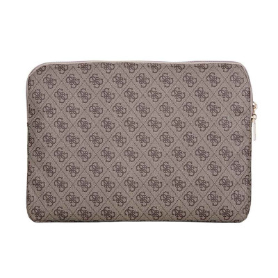 Guess PU 4G Triangle Logo obal Notebook 14", Brown
