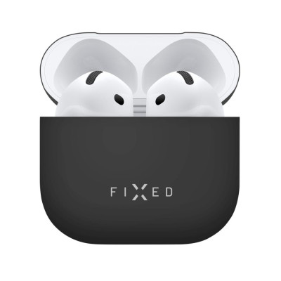FIXED Silky pouzdro pro Apple AirPods 4, Black