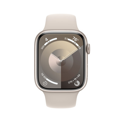 Apple Watch Series 9 45mm Starlight, Star SB, M/L