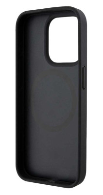 DKNY Repeat Pattern Stack Logo iPhone 13 Pro,Black