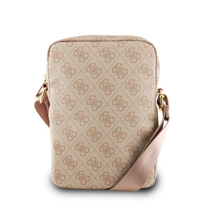 Guess PU 4G Triangle Logo Taška 8" Pink