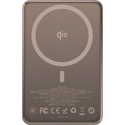 Benks ArmorGo Power Bank 10000mAh Qi2 Gold
