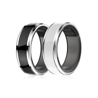 Prsten CUBE1 Smart Ring bílý vel. 9 (19,2 mm)