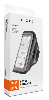 FIXED Armband sportovní pouzdro na ruku 6.7",Black