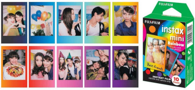 Fujifilm Instax mini Rainbow rámeček 10 ks fotek