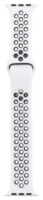 Tactical 702 Double silikon řemínek 20mm,Black/Whi