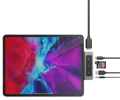 HyperDrive Media 6v1 USB-C Hub pro iPad Pro/Air