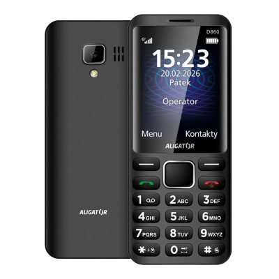 Aligator D860 Dual sim černý