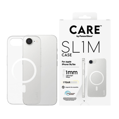PanzerGlass CARE iPhone 17e/16e SL1M MagSafe čirý