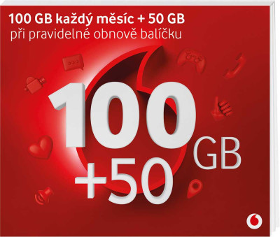 Vodafone GIGA karta 100GB