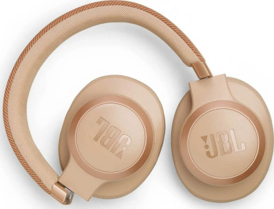 JBL Live 770NC bezdrátová stereo sluchátka, Sand