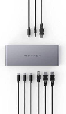 Hyper Thunderbolt 4 - dokovací stanice, Silver