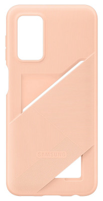 Samsung Back Cover with Card Pocket A23 5G, Peach