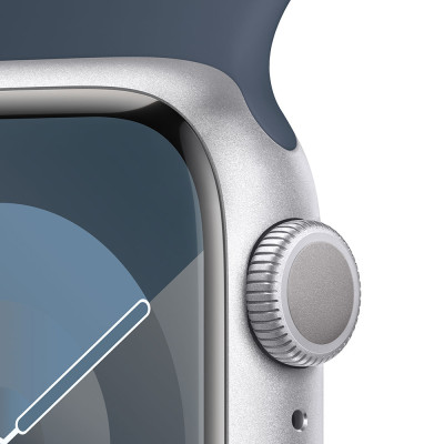 Apple Watch Series 9 41mm Silver, Blue SB, S/M