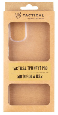 Tactical TPU pouzdro Motorola G22/E32s, Clear