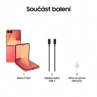 Samsung Galaxy Z Flip7 5G 512GB Coralred