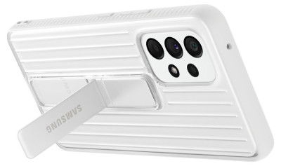 Samsung Hard Back Cover with stand A53 5G, White