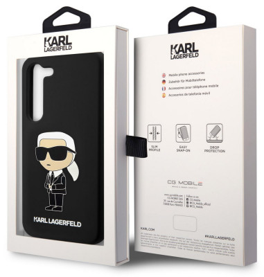 Karl Lagerfeld L. Silicon Ikonik Samsung S23,Black