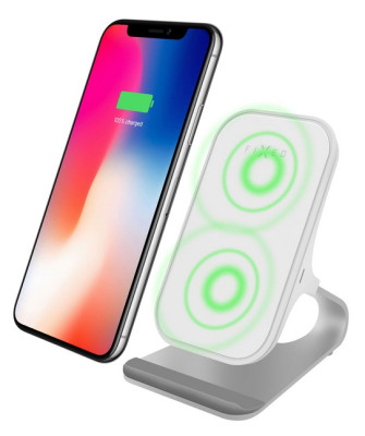 FIXED Frame Wireless Charge stojánek 15W, White