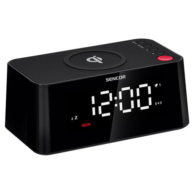 SENCOR SDC 7600 Qi Hodiny s nabíječkou