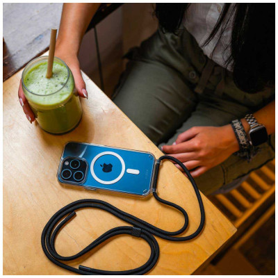 FIXED pouzdro MagPure Neck iPhone 16 Pro Max,Black