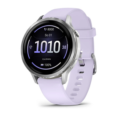Garmin Venu 4 - 41 mm, Silver / Periwinkle SB