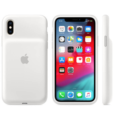 iPhone XS Smart Battery Case - White