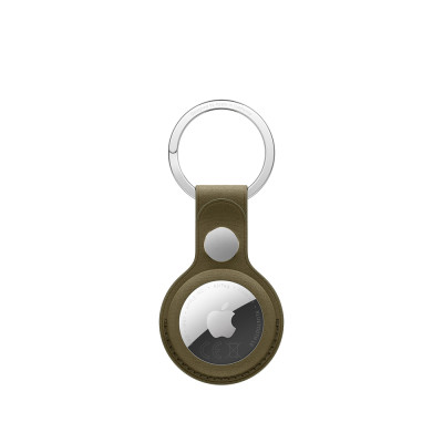 AirTag FineWoven Key Ring 2026 – Dark Olive