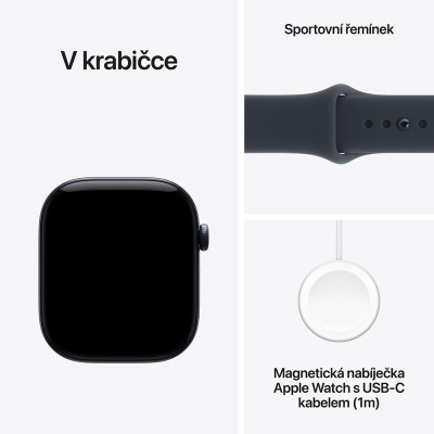 Apple Watch Series 12 Cellular 42mm Navy Blue Ceramic, Navy Blue Sport Band, M/L