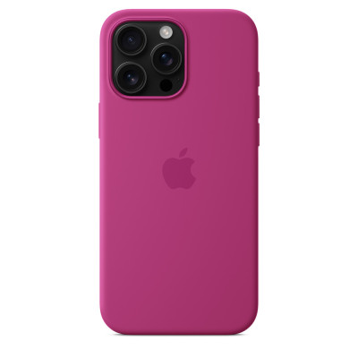 iPhone 16 Pro Max Silicone Case MagSafe Fuchsia