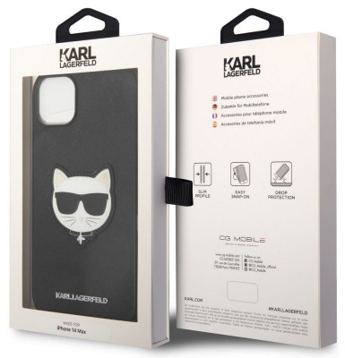Karl Lagerfeld Saffiano Choupette iPhone 14 Plus