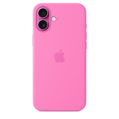 iPhone 16 Plus Silicone Case MagSafe Peony