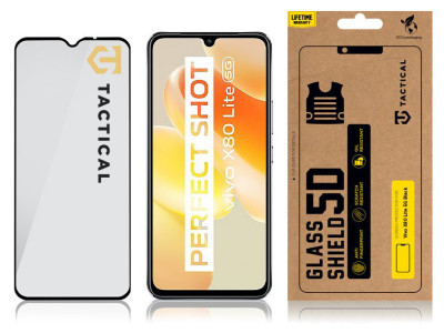 Tactical Glass 5D Vivo X80 Lite 5G, Black