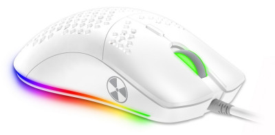 Connect IT BATTLE AIRprofi optická herní myš,bílá