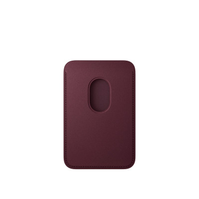 iPhone FineWoven Wallet with MagSafe – Burgundy