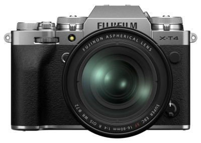 FujiFilm X-T4 body silver + XF 16-80 mm