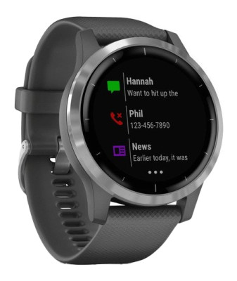Garmin vívoactive4 Silver/Gray Band