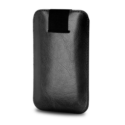 FIXED Soft Slim pouzdro se zavíráním XL, Black